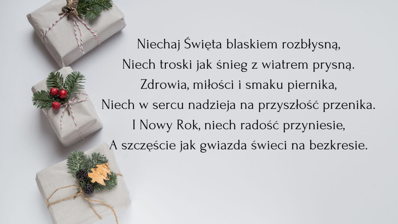 Wierszyki i życzenia na Boże Narodzenie 2024