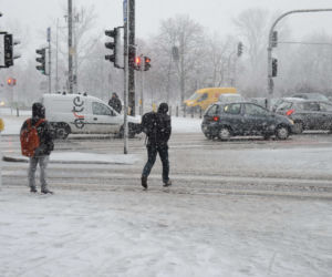 Śnieżyca w Warszawie
