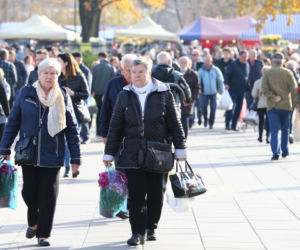 Tłumy korki na Cmentarzu Północnym