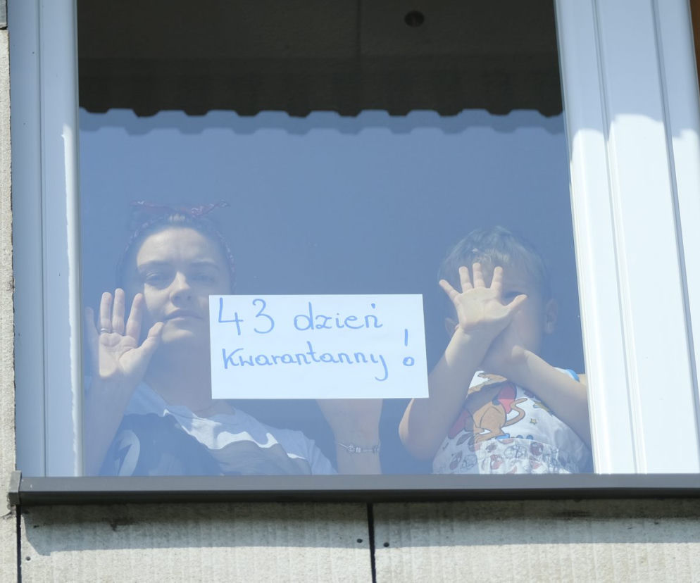 Pani Klaudia z synkiem opuści kwarantannę  po 50 dniach