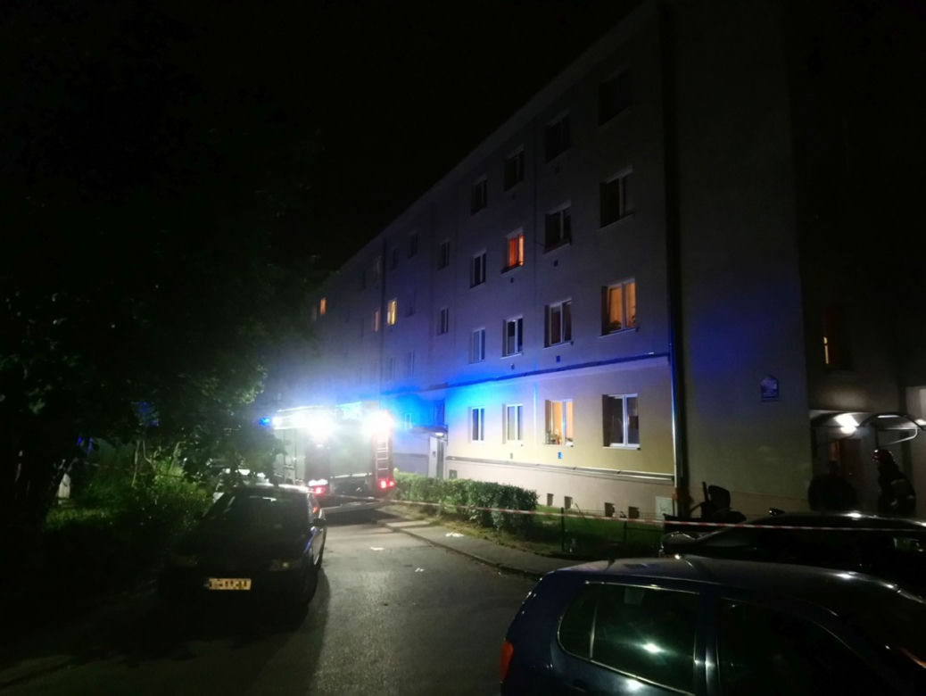Dramatyczny pożar w Nowej Hucie, nie żyje mężczyzna