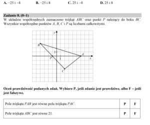 Egzamin ósmoklasisty 2020 matematyka