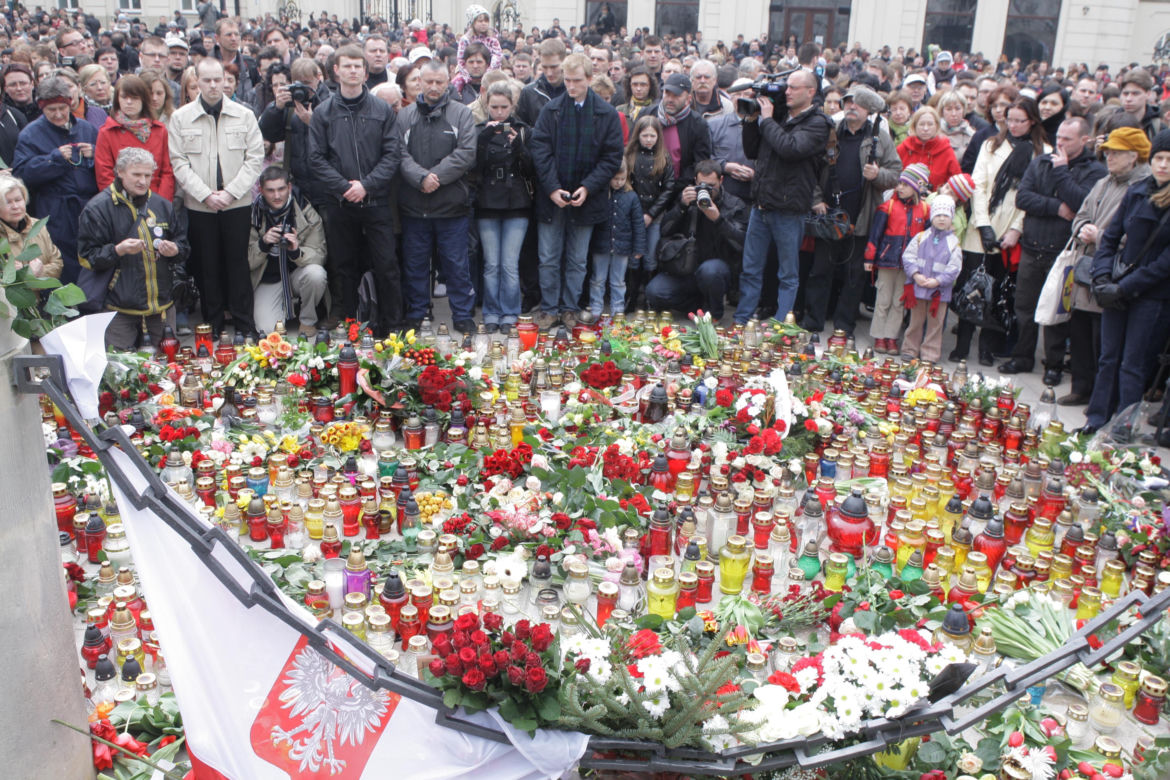 Tak wyglądała Warszawa 10 kwietnia 2010 roku