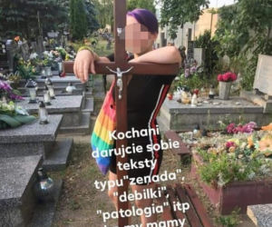 Szokujące zachowanie nastolatek na łódzkim cmentarzu. Za te ZDJĘCIA dziewczyny prawdopodobnie tarfią przed sąd