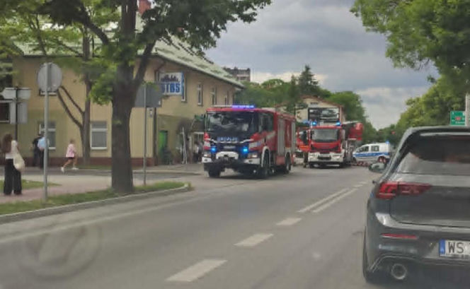Zadymienie w budynku STBS przy ul. Starowiejskiej w Siedlcach