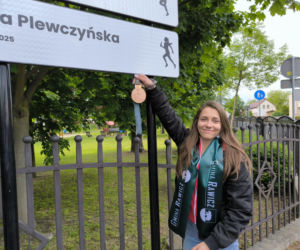 Kolejna mistrzyni doceniona! Sara Plewczyńska ma swoją tablicę w Rawiczu