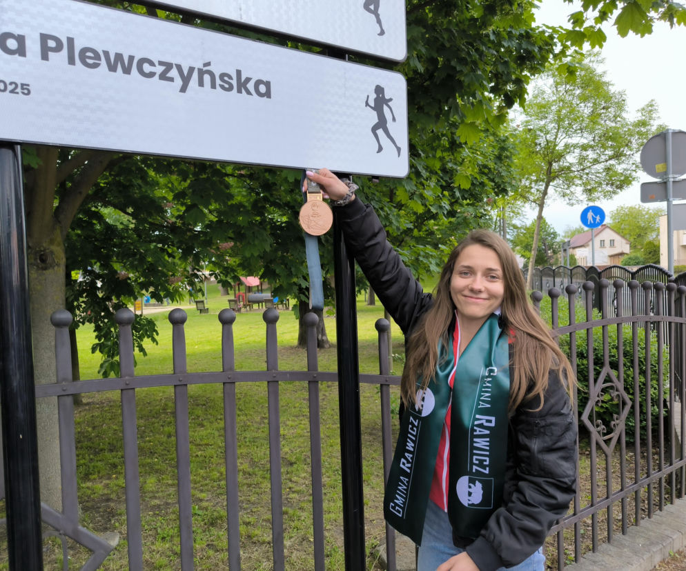 Medalistka z Tokio doceniona. Sara Plewczyńska ma swoją tablicę w Rawiczu