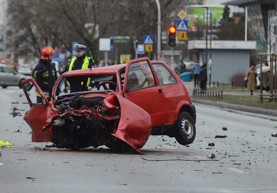 Przerażający wypadek na Grochowskiej