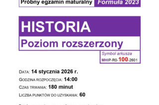 Próbna matura historia 2026. Arkusze i odpowiedzi CKE