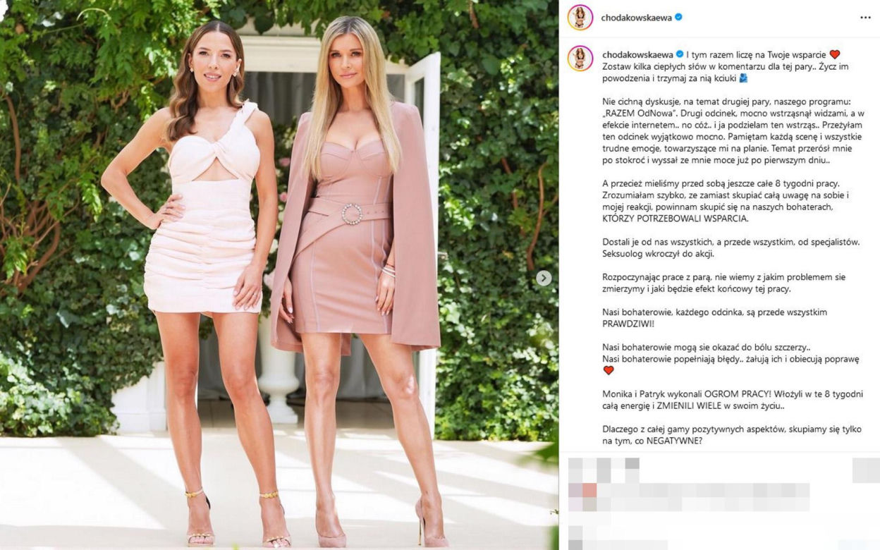 Joanna Krupa i Ewa Chodakowska w "Razem OdNowa"