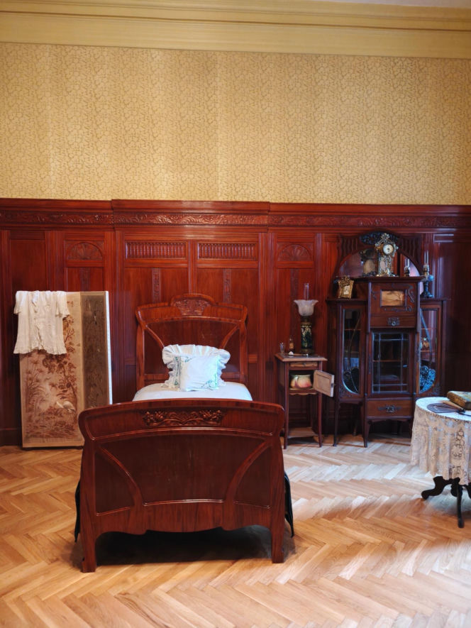 Sypialnia Leonii Poznańskiej w Pałacu Poznańskich po renowacji