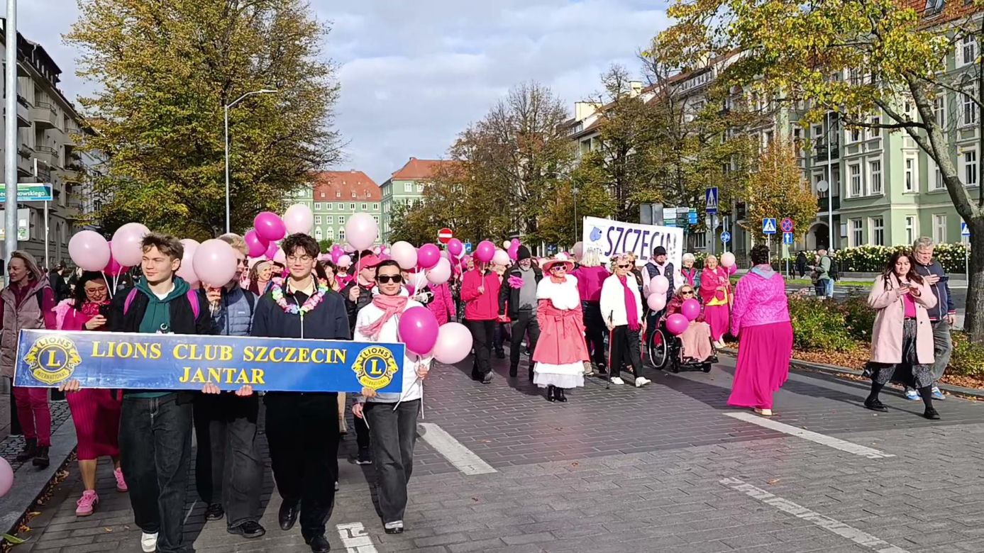 Marsz Różowej Wstążki w Szczecinie