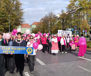 Marsz Różowej Wstążki w Szczecinie