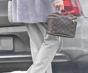 Justyna Steczkowska boso na śniegu