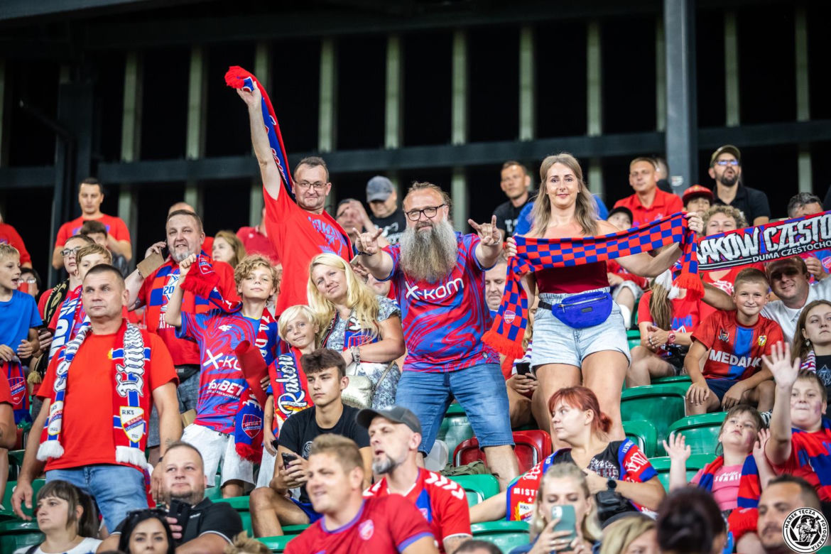 Raków Częstochowa - FC Kopenhaga Zdjęcia kibiców