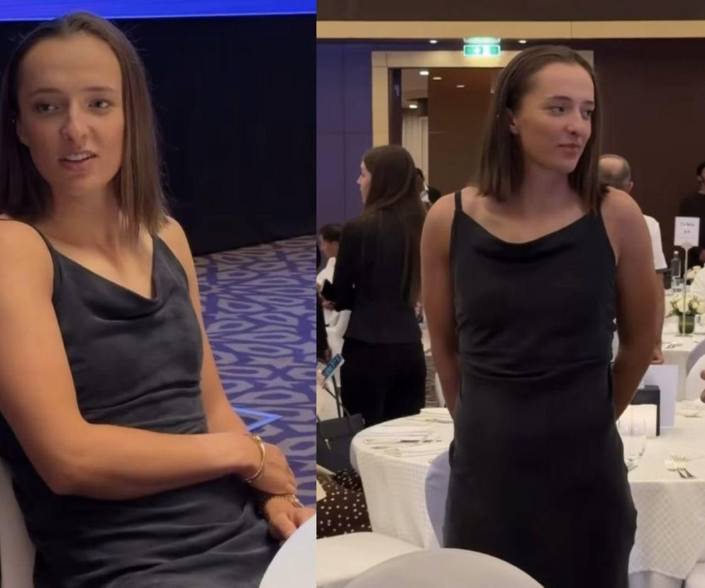 Iga Świątek na Players Party