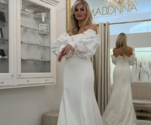 Ślub Anity i Adriana ze ŚOPW tuż-tuż. Panna młoda pokazała suknie ślubne