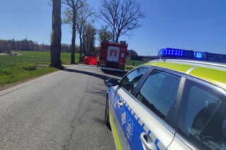 BMW uderzyło w drzewo. 16-latek nie żyje. Kierowca pijany i z zakazem