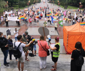 LGBT+ akcja poparcia w Białymstoku