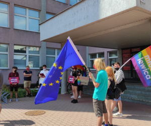 STOP Czarnek - protest Młodej Lewicy w Tarnowie