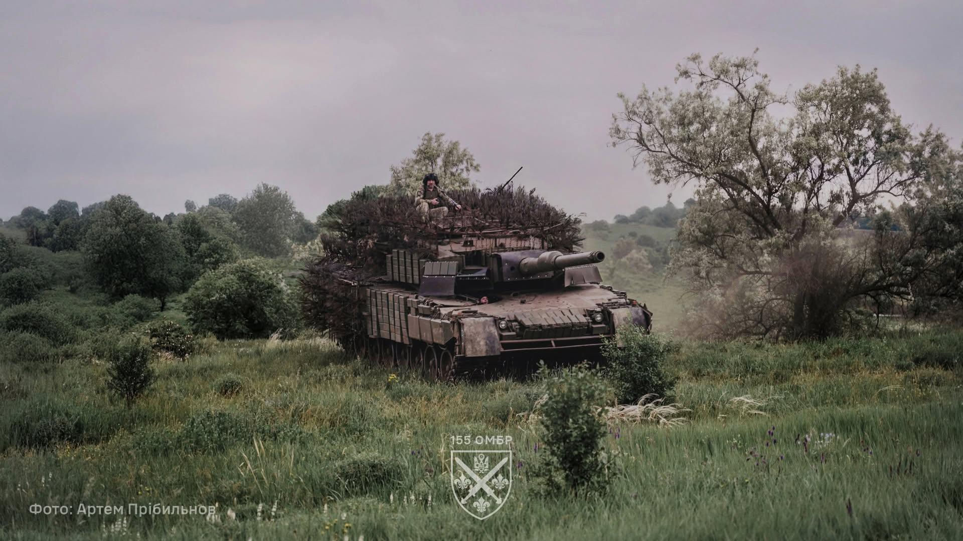 Czołg Leopard 2A4 na Ukrainie