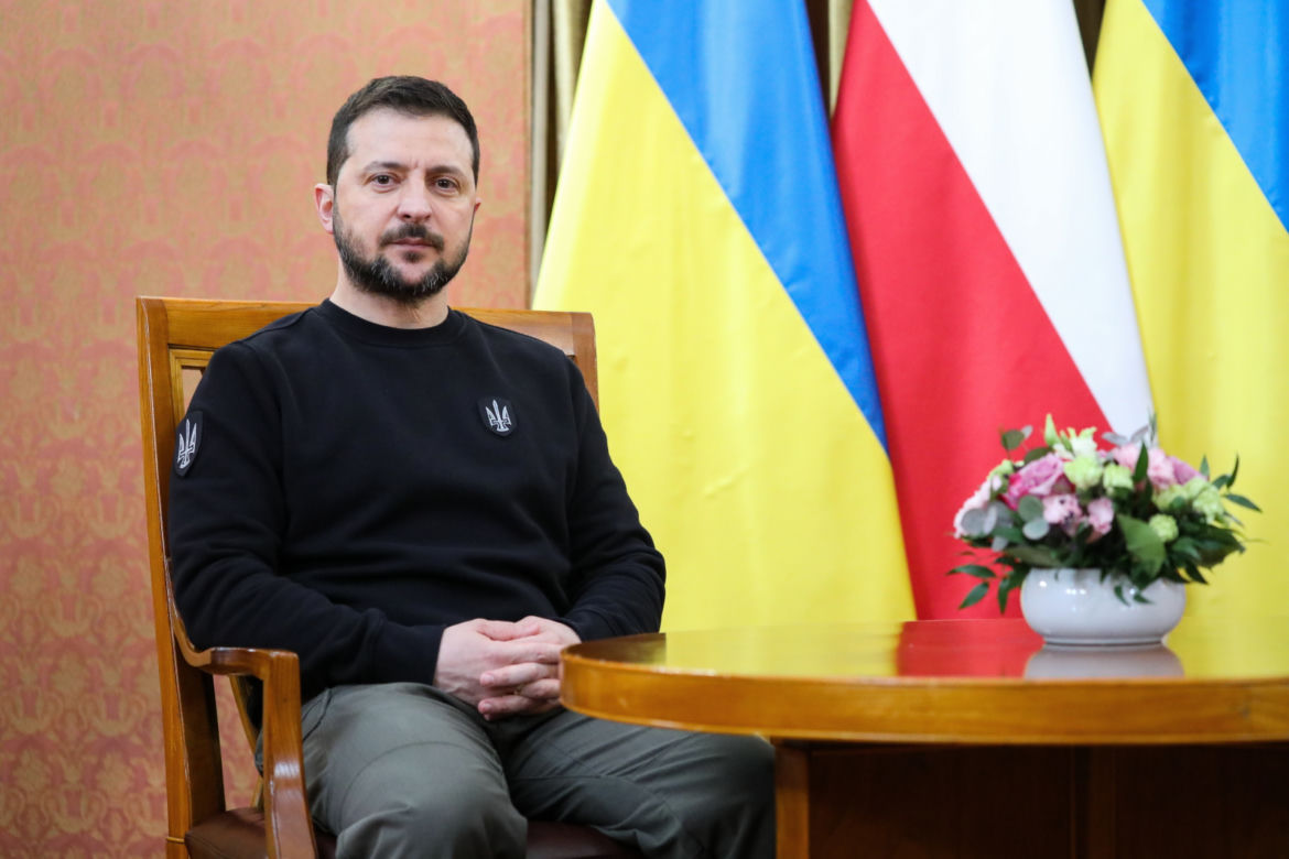 Spotkanie Wołodymyra Zełenskiego z Mateuszem Morawieckim