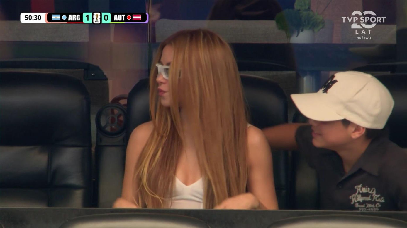 Shakira "zaatakowana" na meczu Argentyna - Austria