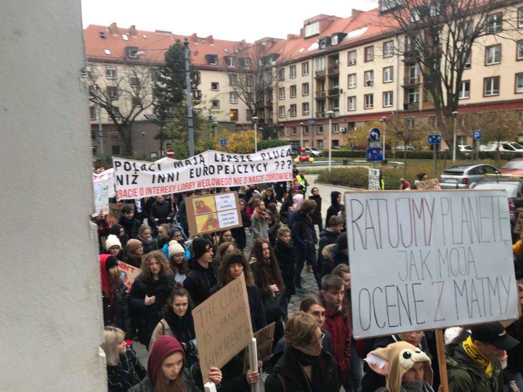 Manifestacja w obronie klimatu