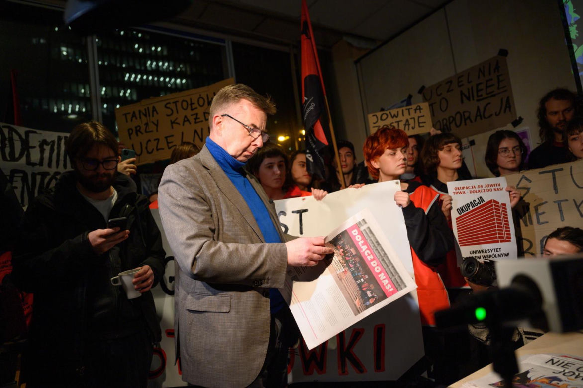 Minister nauki Dariusz Wieczorek w Poznaniu. DS "Jowita" zostaje! Znajdą się pieniądze na remont akademika