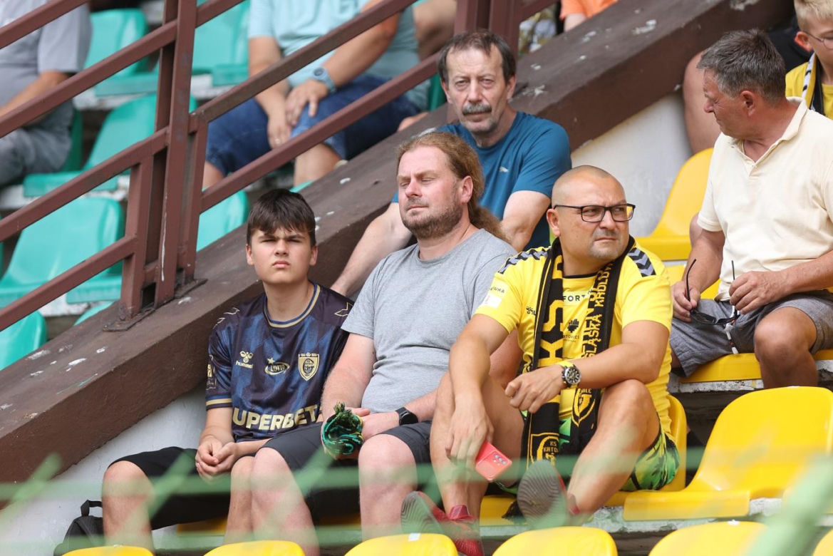 Kibice podczas meczu GKS Katowice - Radomiak Radom