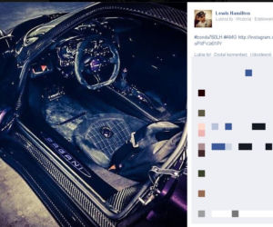 Lewis Hamilton jeździ Pagani Zonda 760 LH
