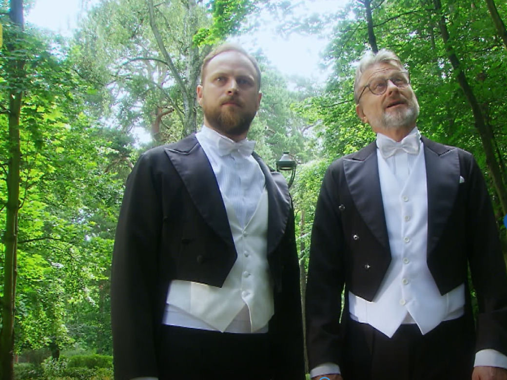 Na Wspólnej, odcinek 3125, Paweł Wójcik (Grzegorz Kwiecień), Gustaw (Jan Monczka)
