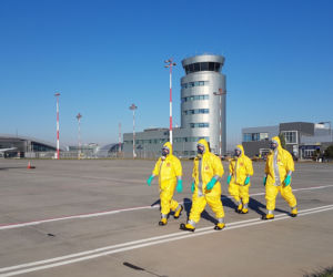Ebola na pokładzie samolotu w Jasionce? Spokojnie, to tylko ćwiczenia