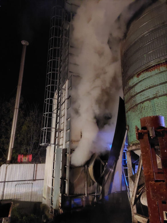 Lubelskie: Nocny pożar kukurydzy. 20 ton ziaren stanęło w ogniu!