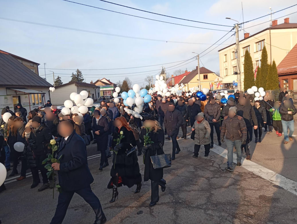 Pogrzeb Ireny Rupińskiej i jej wnuczka