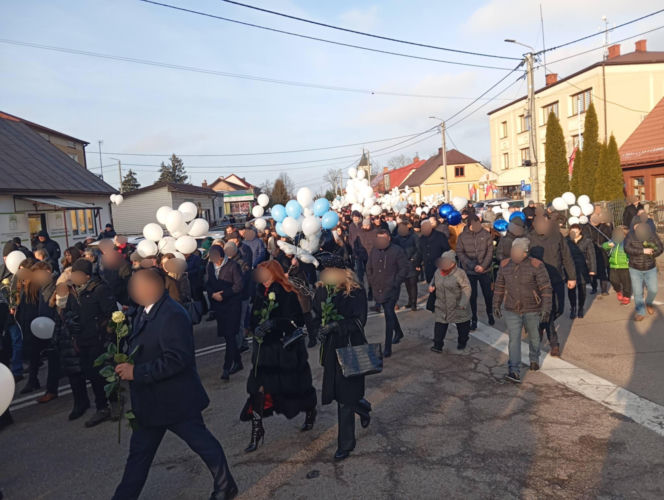 Pogrzeb Ireny Rupińskiej i jej wnuczka