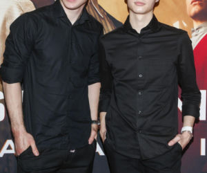 Charazinsky i jego aktualny partner Piotr Biernacki