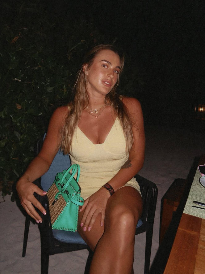 Aryna Sabalenka na Malediwach