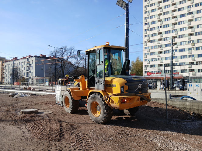 Budowa tramwaju do Dworca Zachodniego w listopadzie 2025 r.