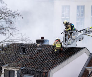Dwa wybuchy i wielki pożar w centrum Utrechtu. Co najmniej jedna osoba ranna