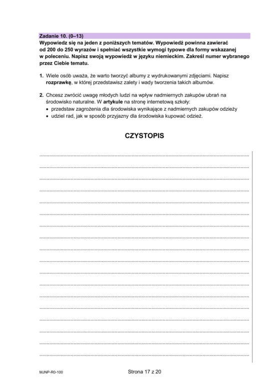 Matura 2026 NIEMIECKI rozszerzony: Arkusze CKE i odpowiedzi - sprawdź, czy zdałeś! 12.05.2026