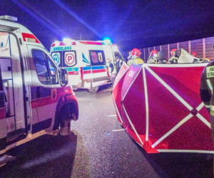 Śmiertelny wypadek na autostradzie A2