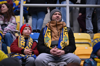 Arka Gdynia - Widzew Łódź: Zdjęcia kibiców i zawodników z meczu 25. kolejki PKO BP Ekstraklasy