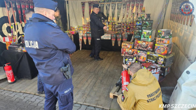 Kontrole w punktach sprzedaży fajerwerków