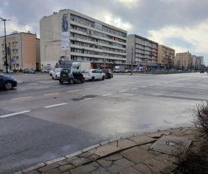 Skrzyżowanie ulic Grójeckiej, Wawelskiej i Kopińskiej w Warszawie