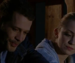 M jak miłość odc. 1080. Joanna (Barbara Kurdej-Szatan), Tomek (Andrzej Młynarczyk)