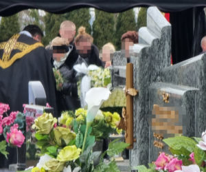 Pogrzeb Majeczki, która zginęła, wracając z placu zabaw