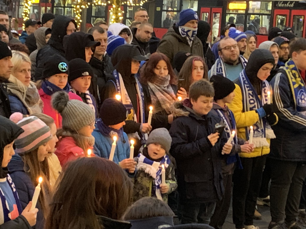 Protest kibiców Ruchu Chorzów w sprawie stadionu 