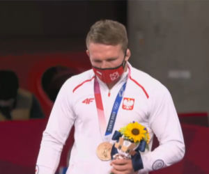 Tadeusz Michalik z medalem