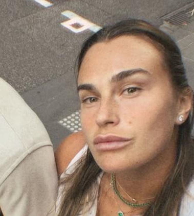 Aryna Sabalenka i jej twarz z bliska